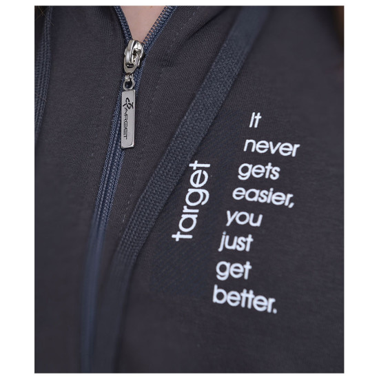Target Γυναικεία ζακέτα Jacket Hoodie French Terry "Better"